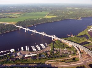 St. Croix Crossing bridge aerial view | Beton Consulting Engineers