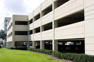 concrete parking garage