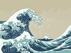 Hokusai wave