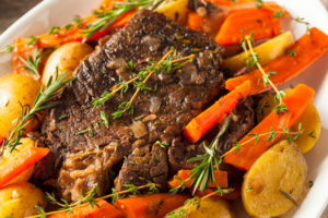 pot roast with carrots and potatoes