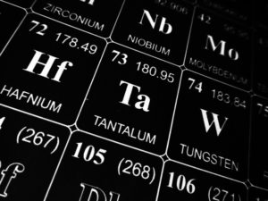 tantalum and tungsten in the periodic table