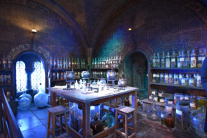 potions classroom set from Harry Potter movies