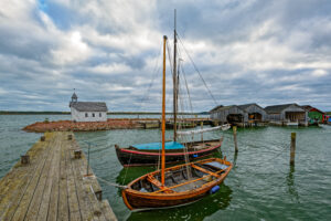 fishing boats in Mariehamn, Aland