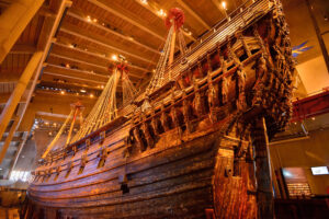 17th-century Swedish ship Vasa in the Vasa Museum, Stockholm