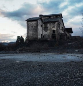Abandoned historic coal mine